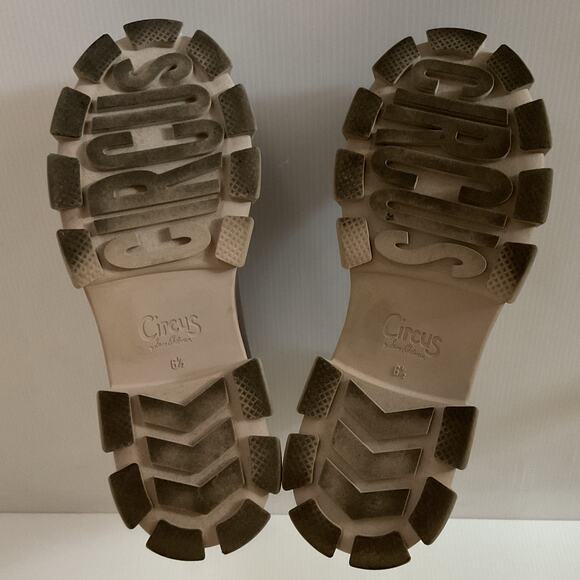 Circus NY Beige Platform Chelsea Boots Women’s Sz 6.5 Chunky Sole Ankle Booties - Picture 8 of 8